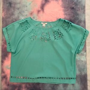 Bar III Cut Out Design Blouse